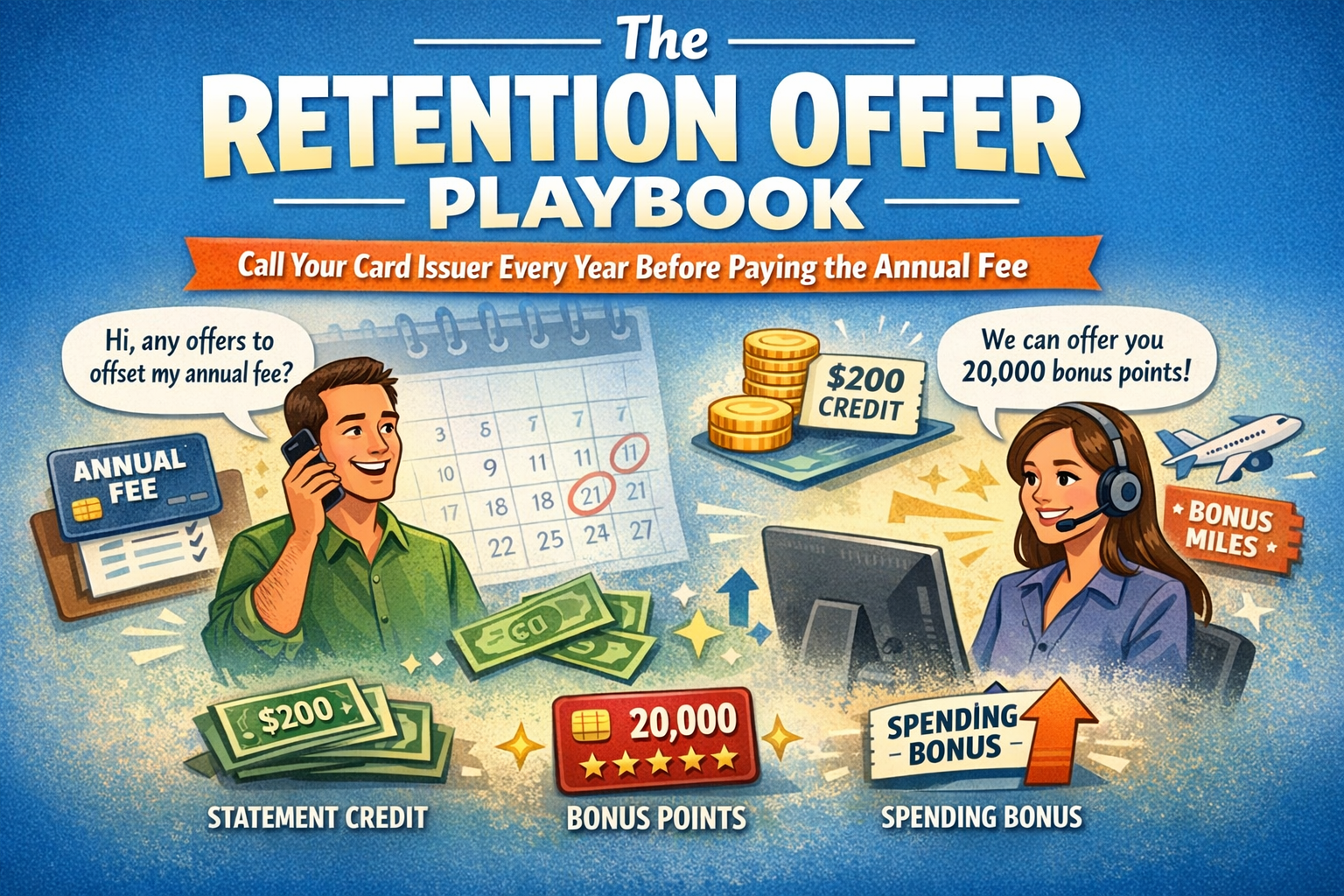 Credit card retention offer example showing a $200 Capital One Travel credit