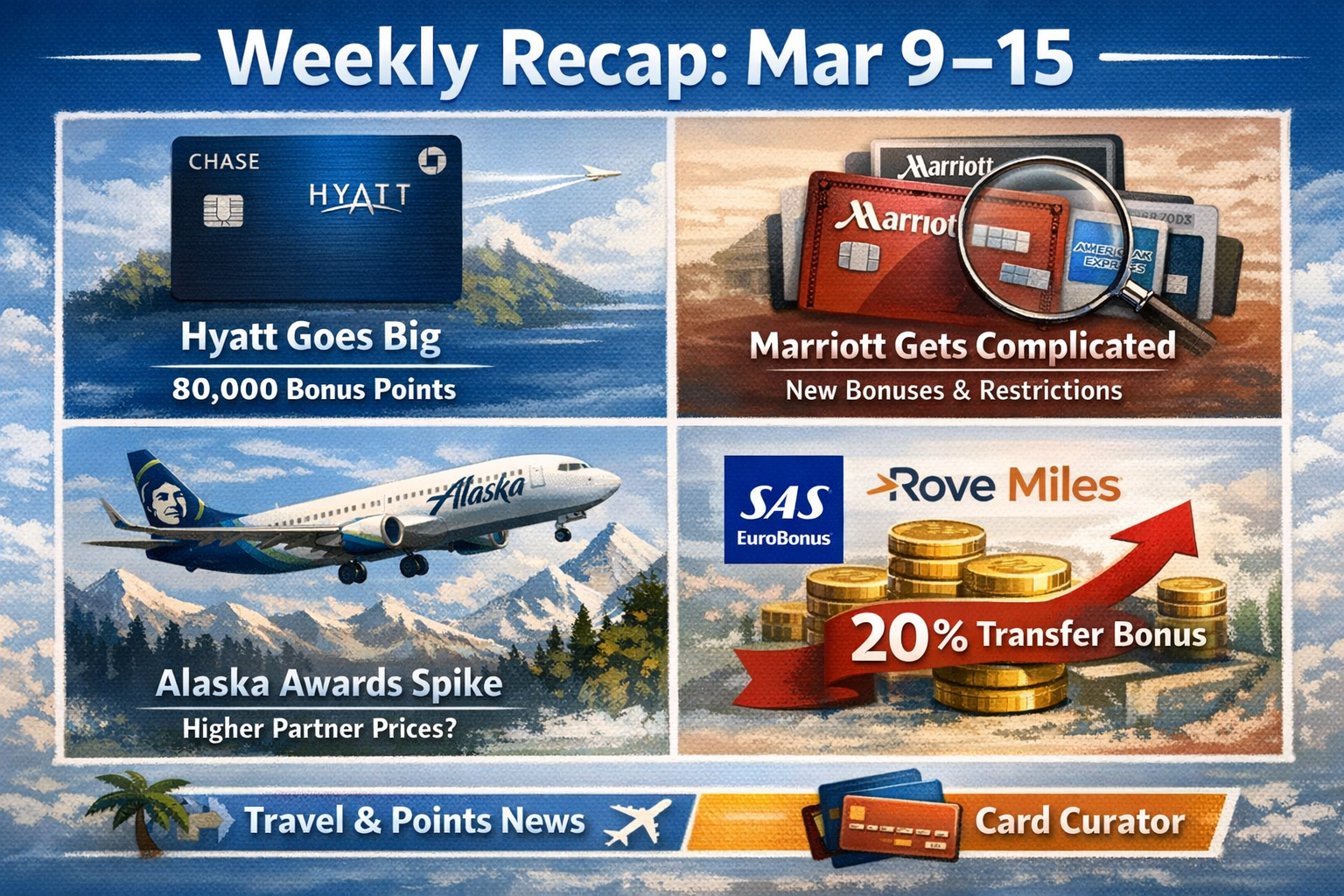 Weekly Recap: Mar 9–15 — Hyatt Goes Big, Marriott Gets Complicated & Alaska Stumbles